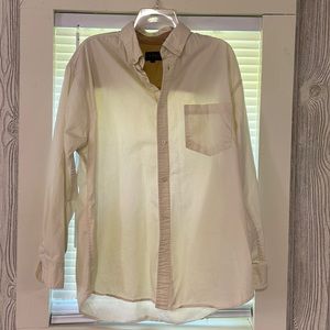 Men’s Gioberti beige button down- XL